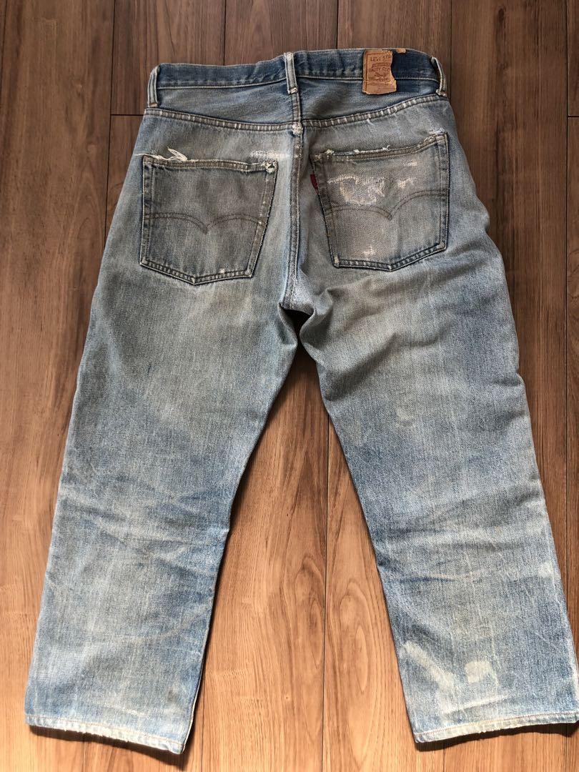 70s Levisリーバイス 501 66前期 デニムW32 リペア&色落ち抜群