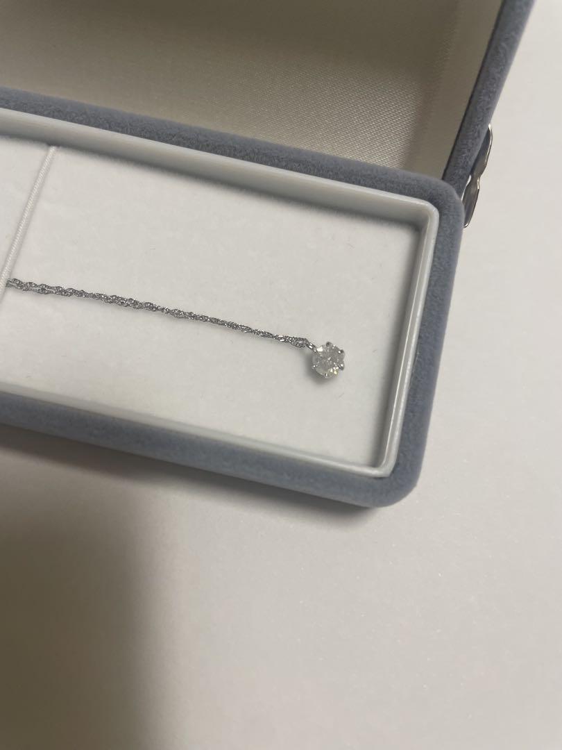 高島屋 Ptダイヤペンダント0.3ct
