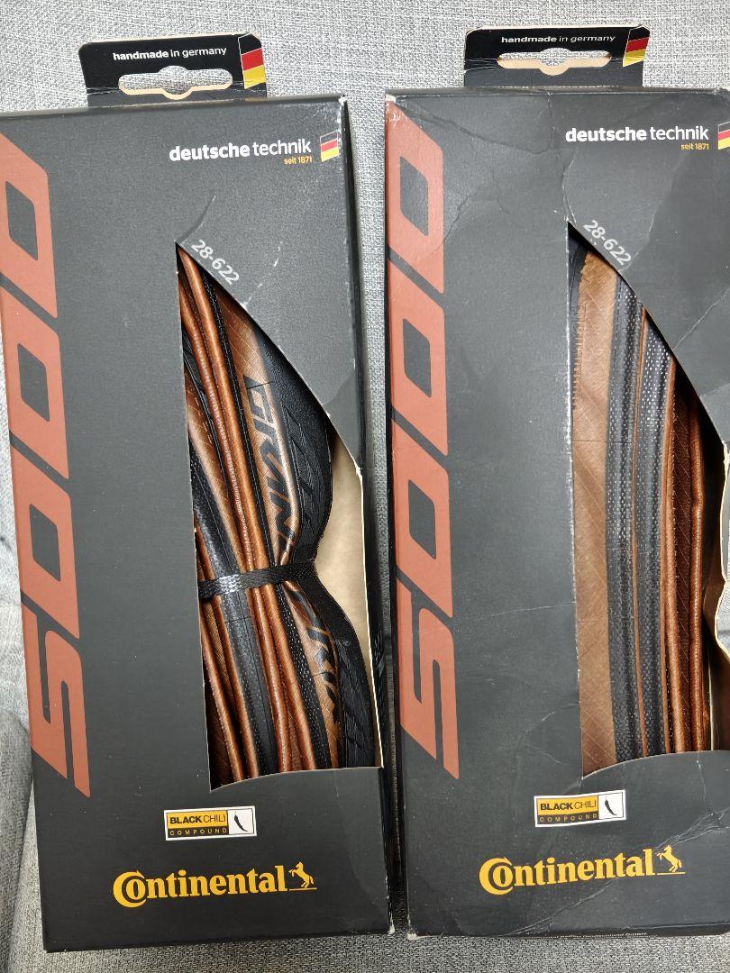 Continental GP5000 クリンチャー 28c 2本セット
