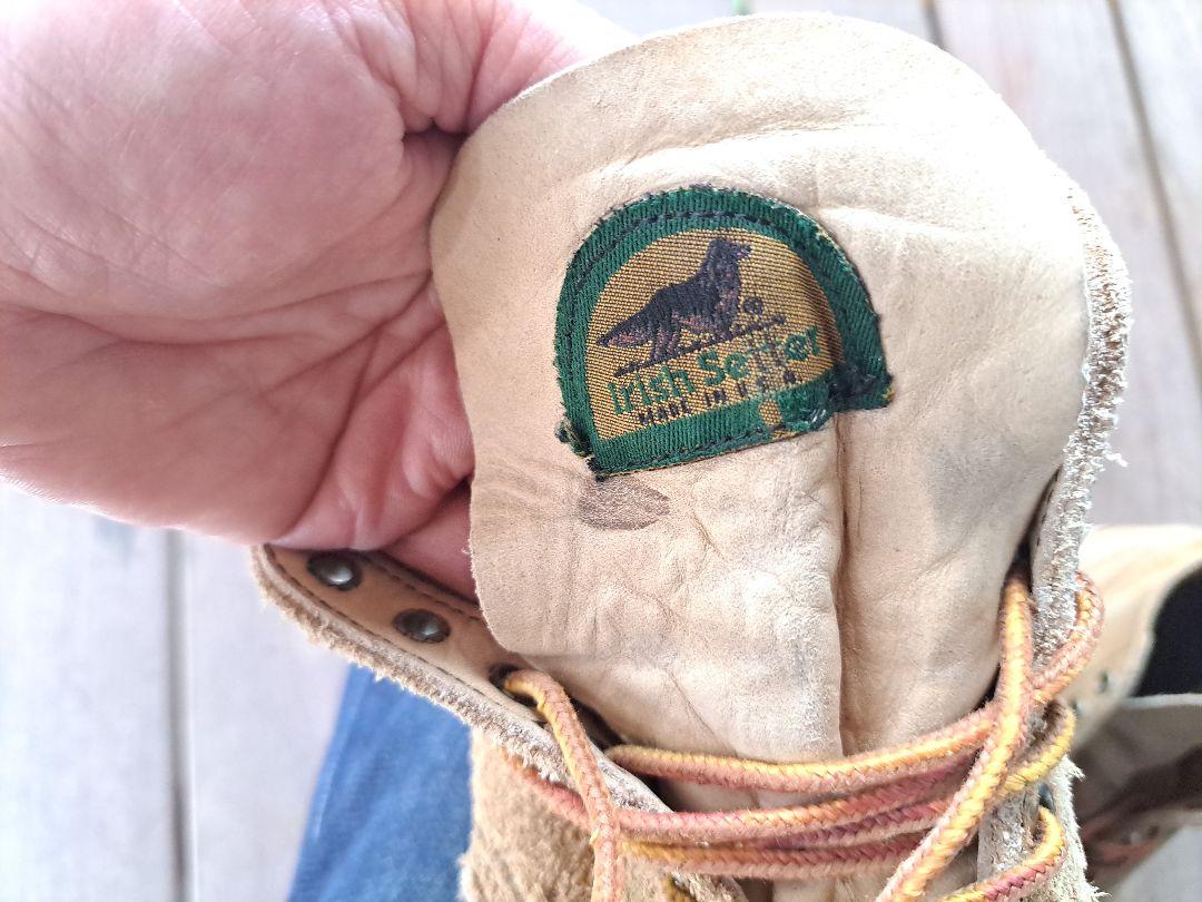 RED WING レッドウイング アイリッシュセッター 半円犬タグ 犬刻印
