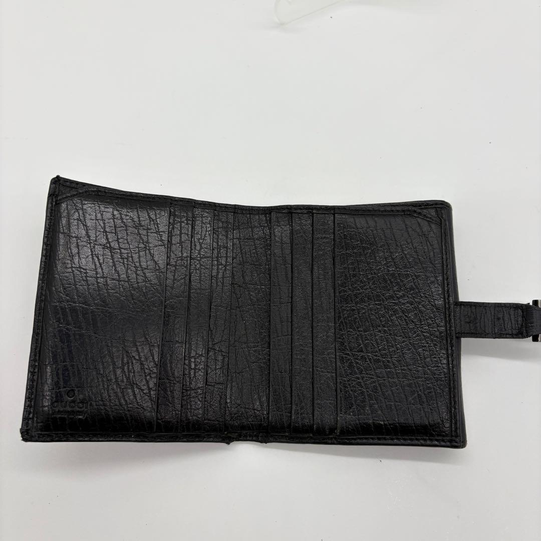 GUCCI グッチ 二つ折り GG柄 ジャッキー レザー 金具 財布