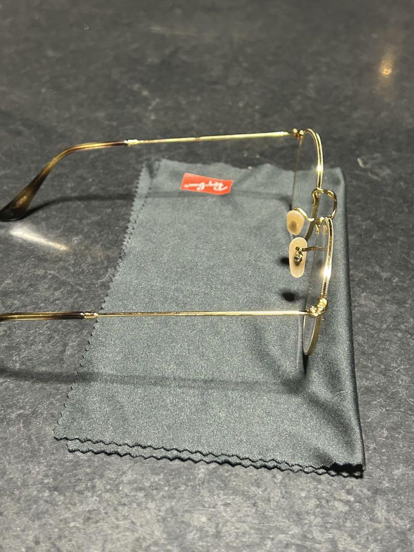 Ray-Ban RX3447V-2500 round metal