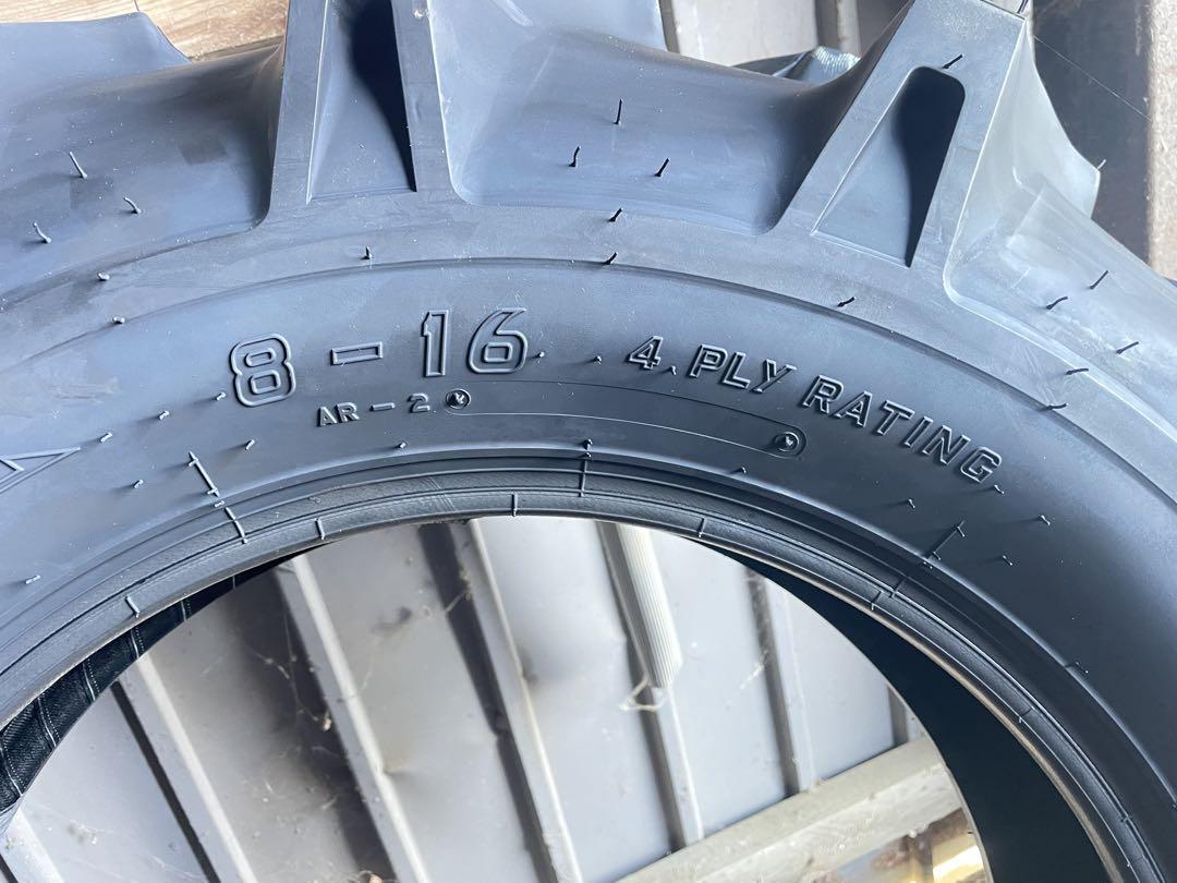 AR2 8-16 4PR 前輪 トラクター タイヤ ファルケンチューブタイプ