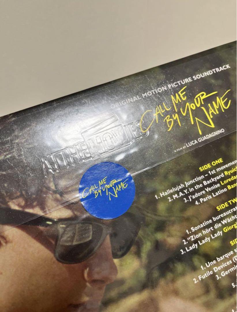 Call Me By Your Name サウンドトラック LP レコード