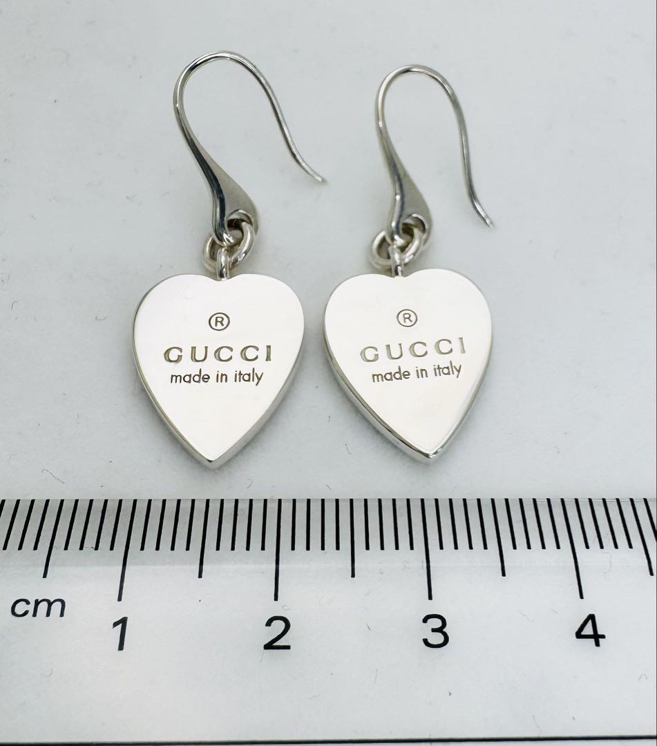 【新品未使用】GUCCI　グッチピアス　ハート　シルバー925　フック、箱保存袋 楽天市場】グッチ ピアス GUCCI フックピアス シルバー