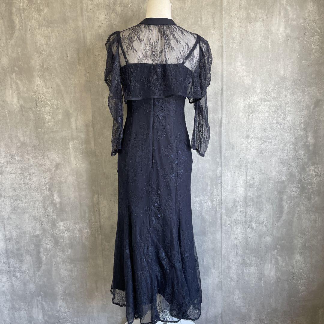 アサクラ　レース　羽織り　キャミ　マーメイド　ロング　ワンピース　ドレス　セット