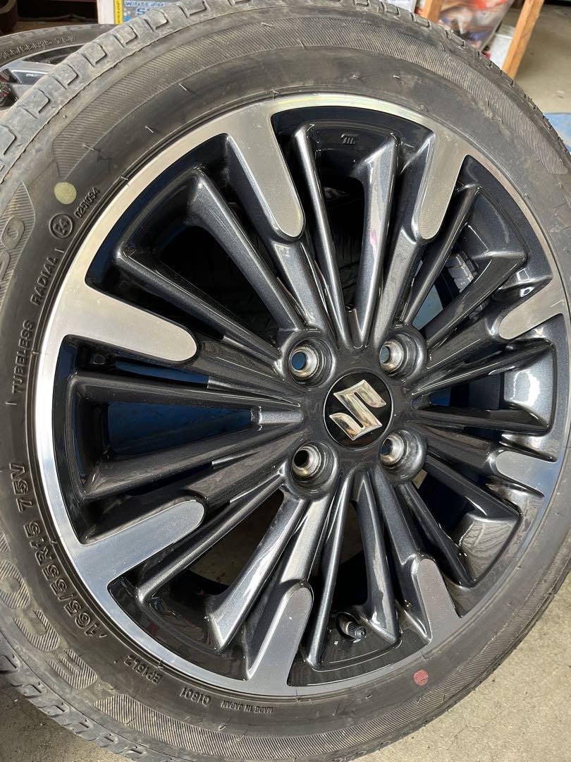 スペーシアカスタムmk53s 純正ホイール　タイヤ付き