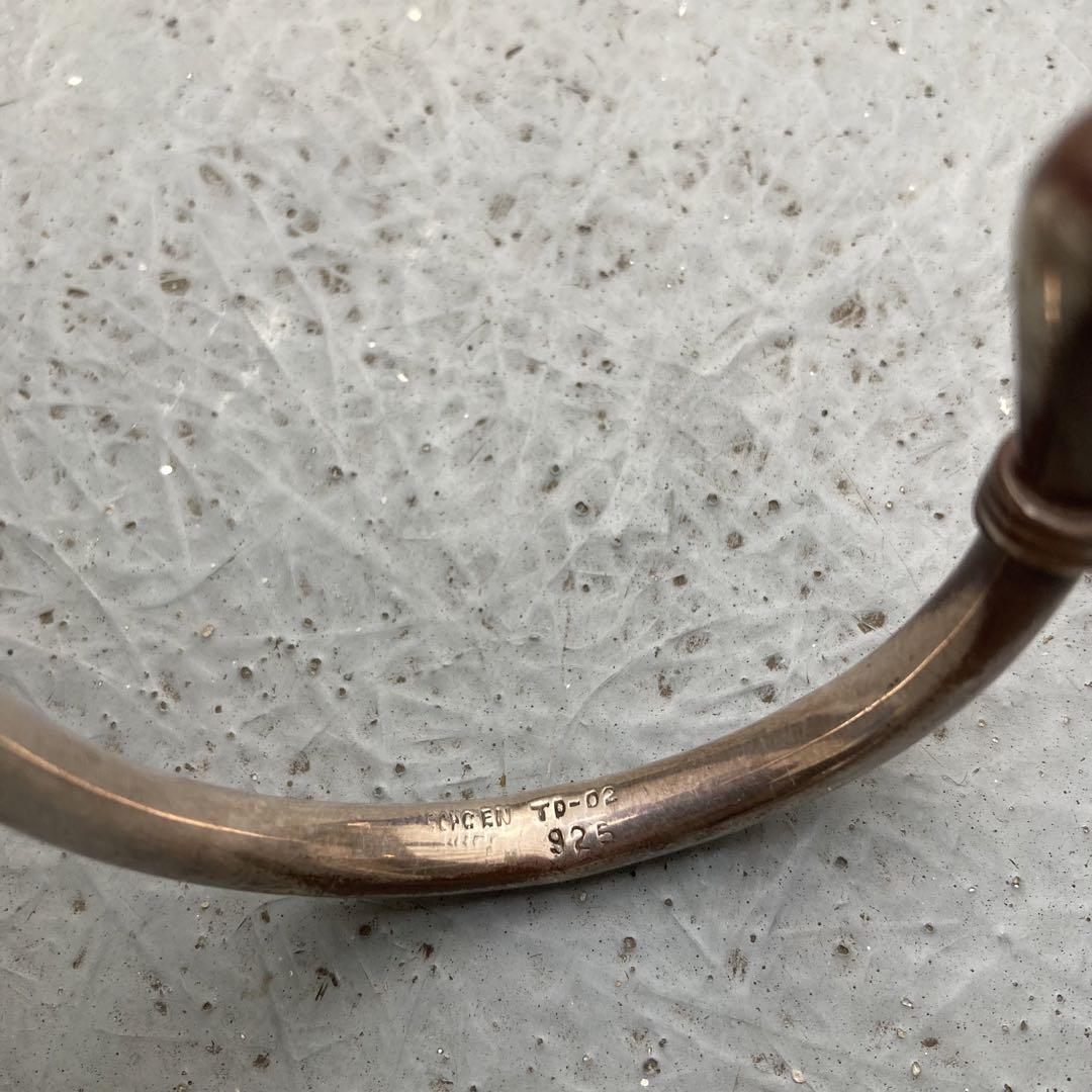 【値下げ】80年代　ビンテージ　バングル　silver925