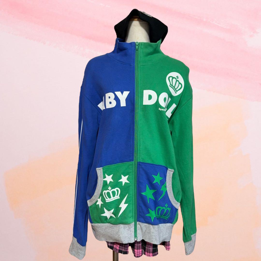 希少00sbabydollトラックジャケットy2k古着フェアリーグランジNANA 希少 00s babydollトラックジャケットy2kフェアリーグランジNANA