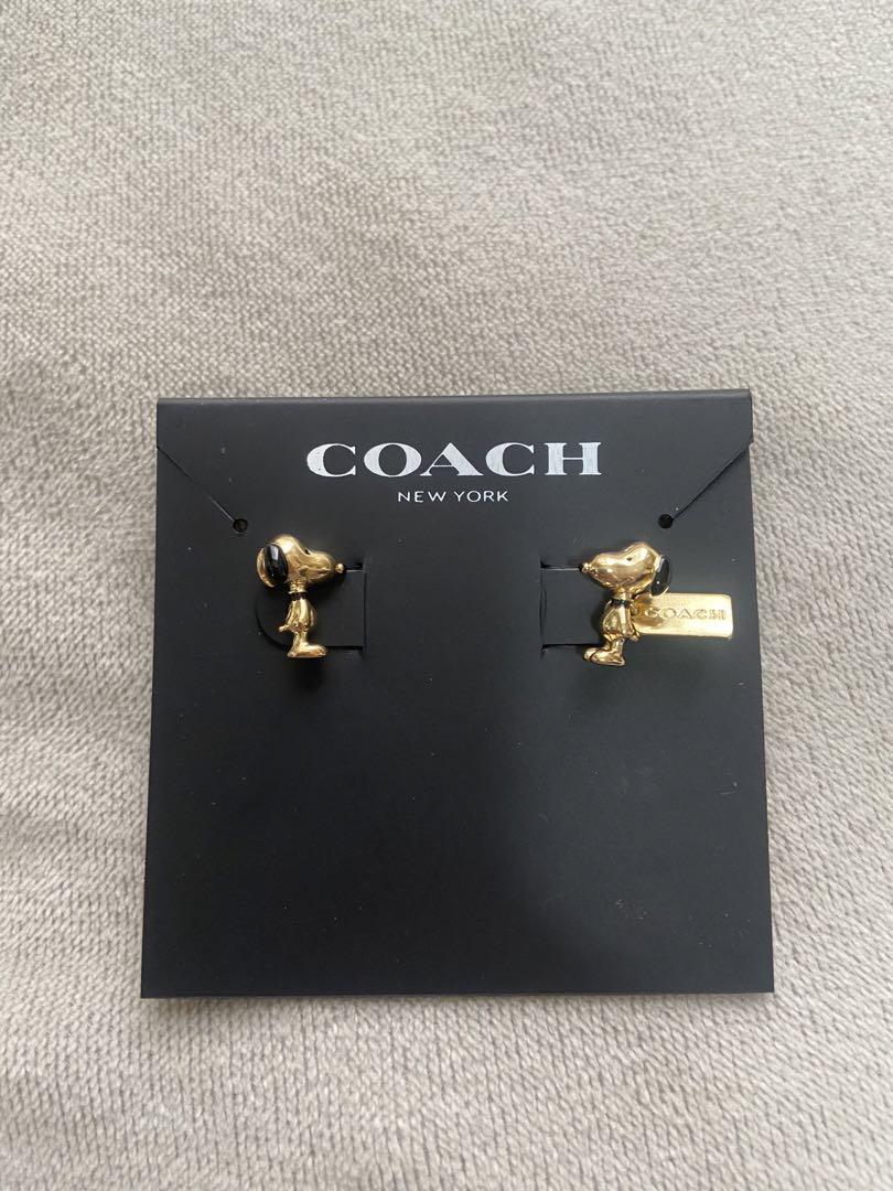 Coach×Peanuts スヌーピー コーチ ピアス - メルカリ
