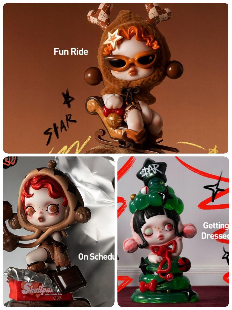 新品袋未開封3点セット SKULLPANDA クリスマス - メルカリ