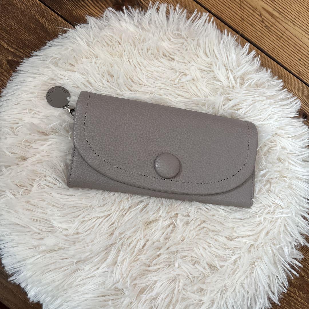 メイプルです‼︎ JILL STUART グレー レザー 長財布