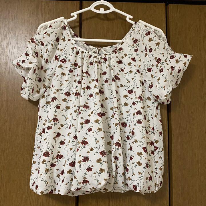 花柄 トップス ブラウス