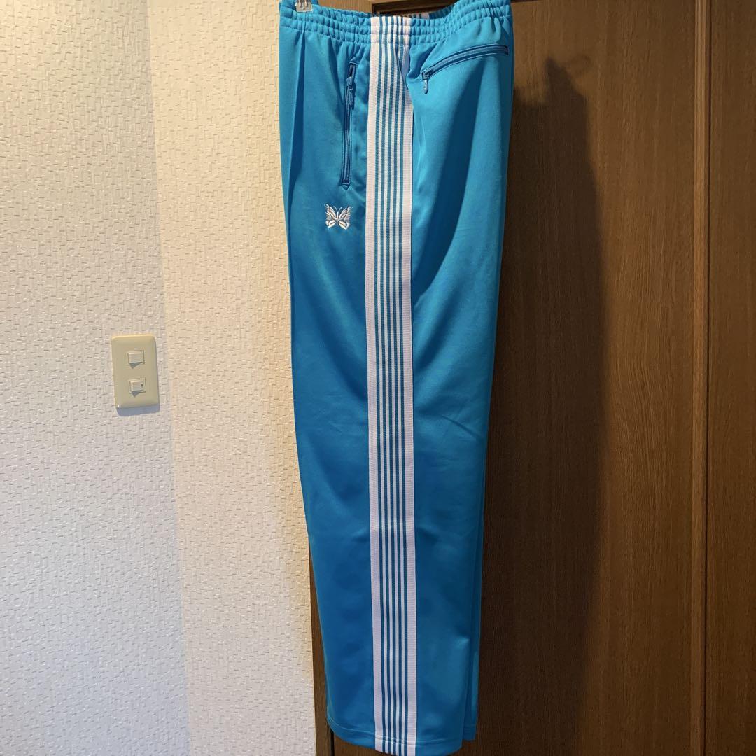 Needles トラックパンツ ライトブルー