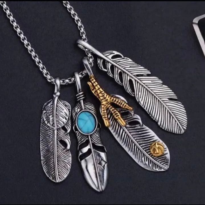 新品 羽ネックレス フェザーネックレス メンズ レディース ユニセックス 人気 メルカリ