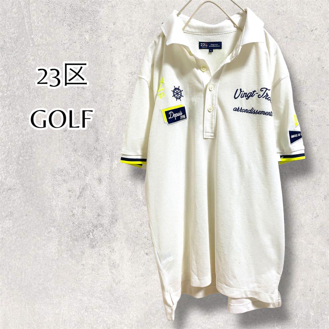 レビュー高評価アイテム特集｜ファッション通販 ポロシャツ GOLF 23区 ゴルフウェア メルカリ - Lサイズ メンズウェア