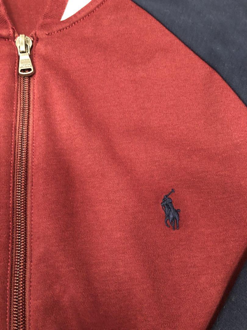 POLORALPH LAUREN キッズXL170ニットブルゾン美品