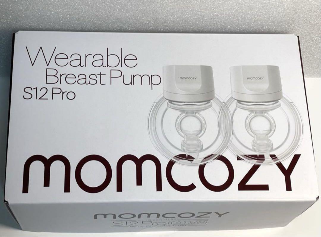 momcozy S12 Pro ワイヤレス電動搾乳機 両胸用　ホワイト