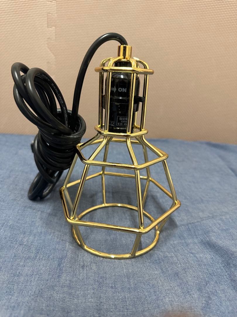 SALE ワークランプゴールド DH1679 北欧家具 照明 電気 中古品 照明