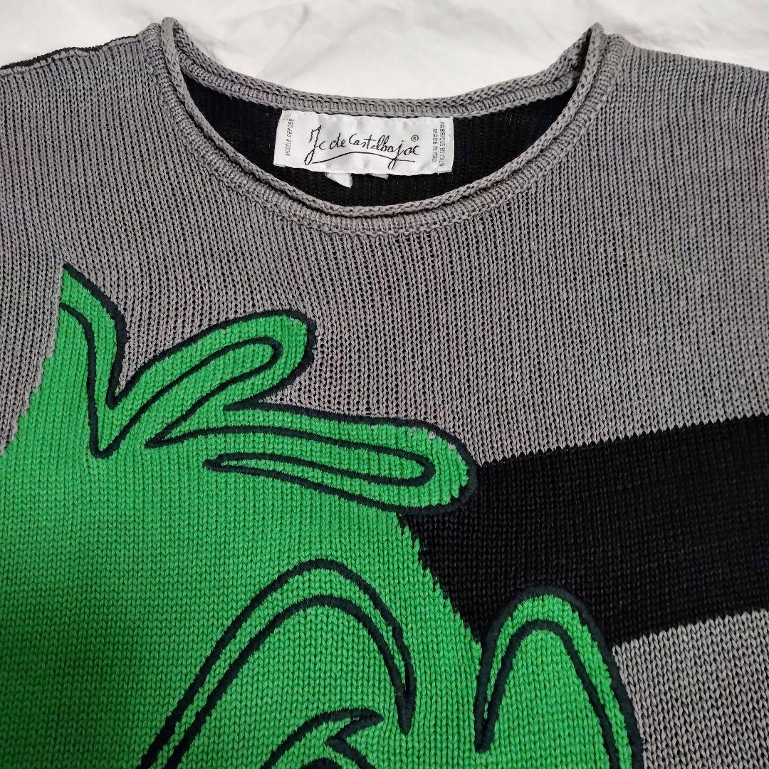 【超安い】 90s 大きめ カステルバジャック サマーニット サマーセーター トップス