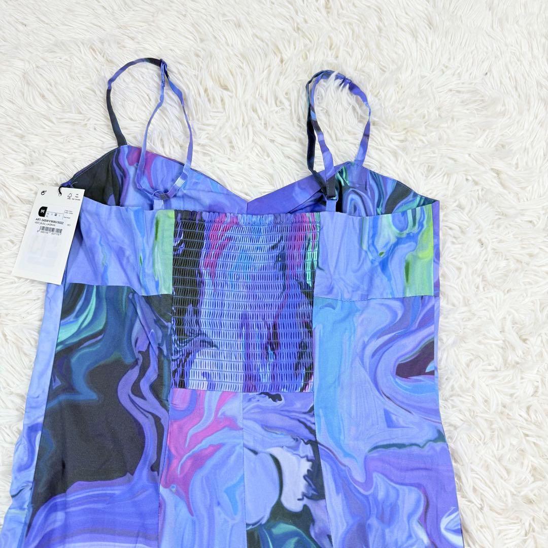 24SS✨未使用タグ付き✨Desigual マーブル模様 ミディワンピース