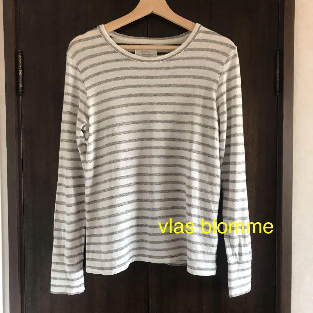 ほぼ未使用【vlas blomme 】ボーダーカットソー 長袖