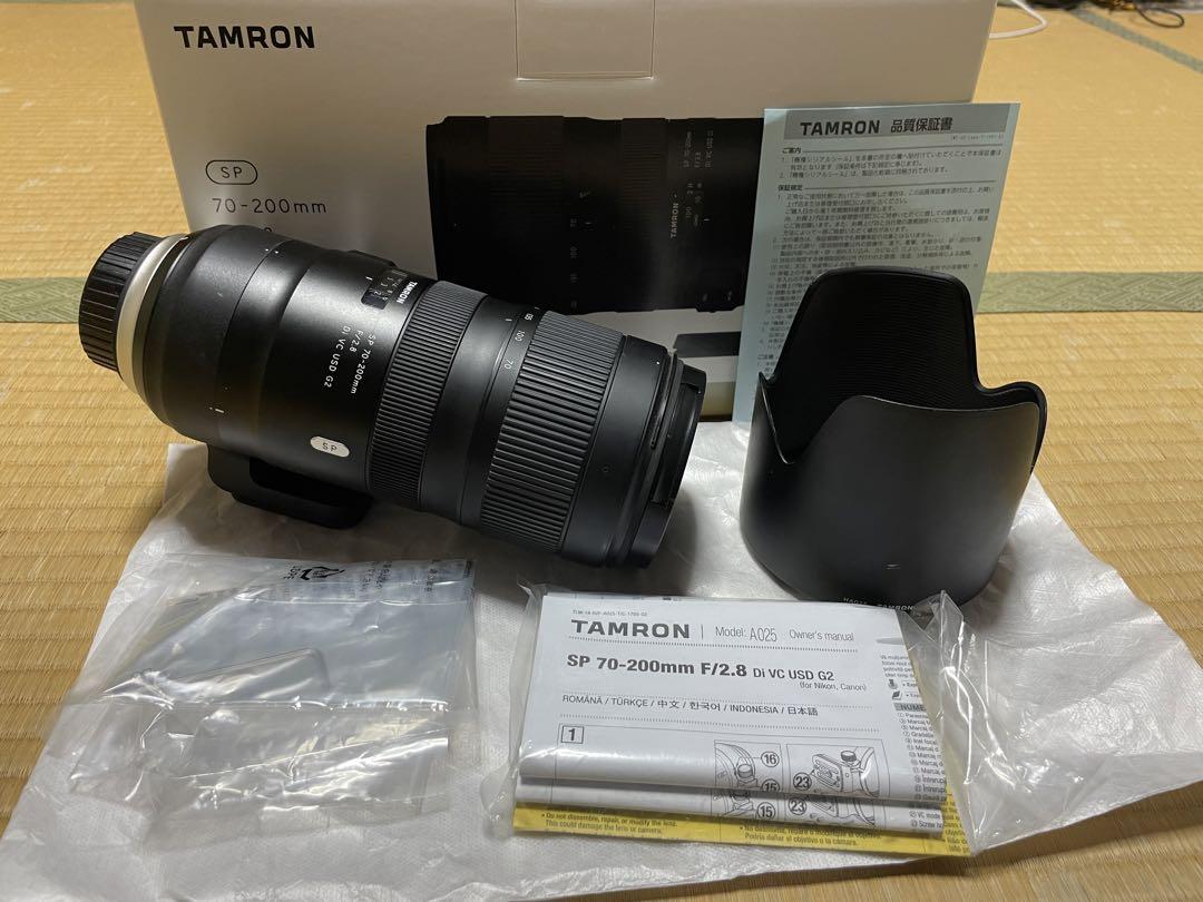 TAMRON SP 70-200mm f2.8 Di VC USD G2レンズ(ズーム)