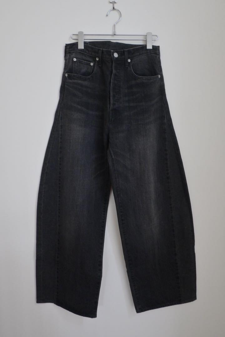 パンツ DEFORMATION WIDE DENIM JEANS BLACK M