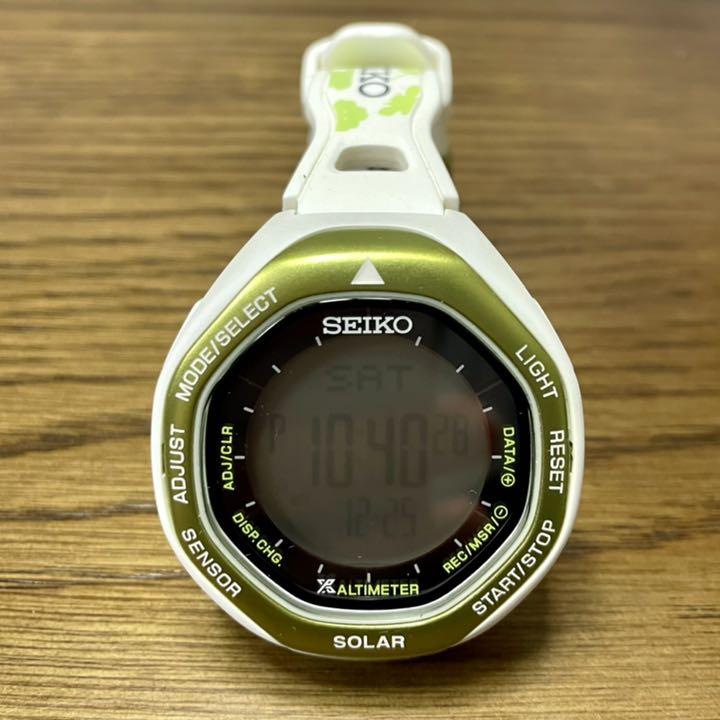 ポイント10倍】 SEIKO セイコー 冒険家 三浦豪太氏監修 登山用ソーラー ...