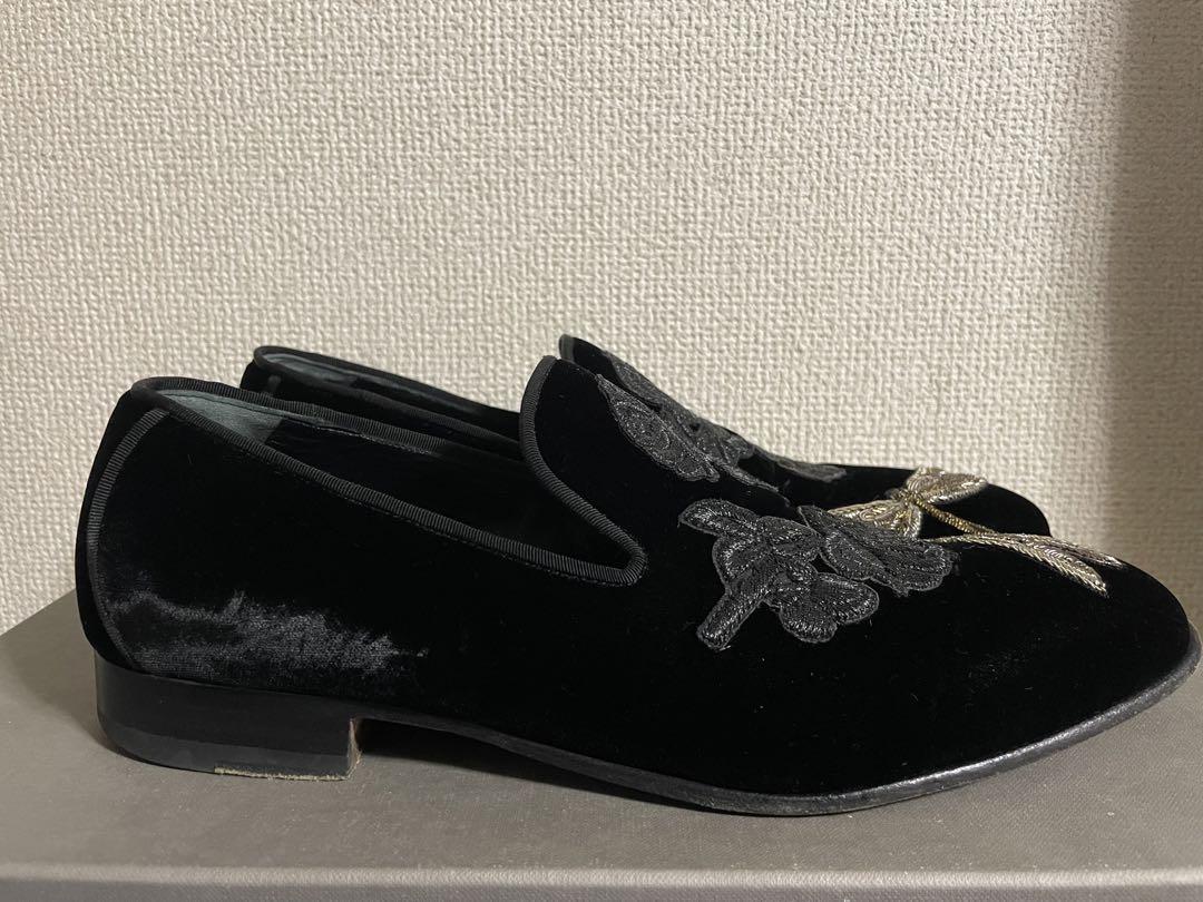 美品 Alexander Mcqueen アップリケローファー