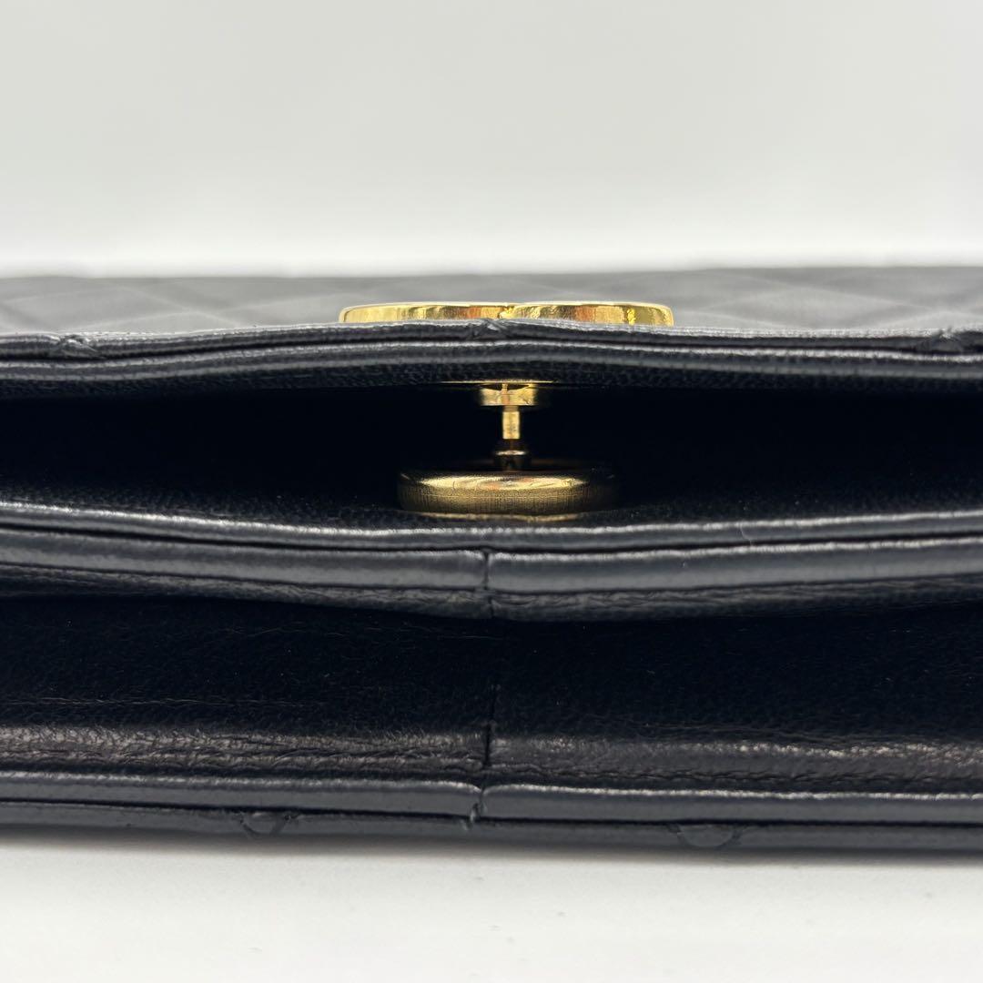 美品✨ CHANEL ラムスキン マトラッセ チェーン 肩掛け ショルダーバッグ