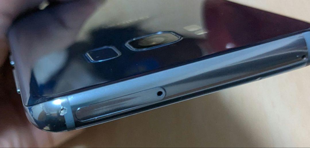 Samsung Galaxy S8 au コーラルブルーSCV36 ギャラクシ
