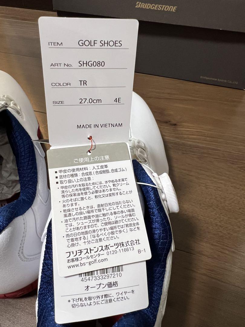 新品　ブリヂストンゴルフシューズ　BOA  スパイクレス