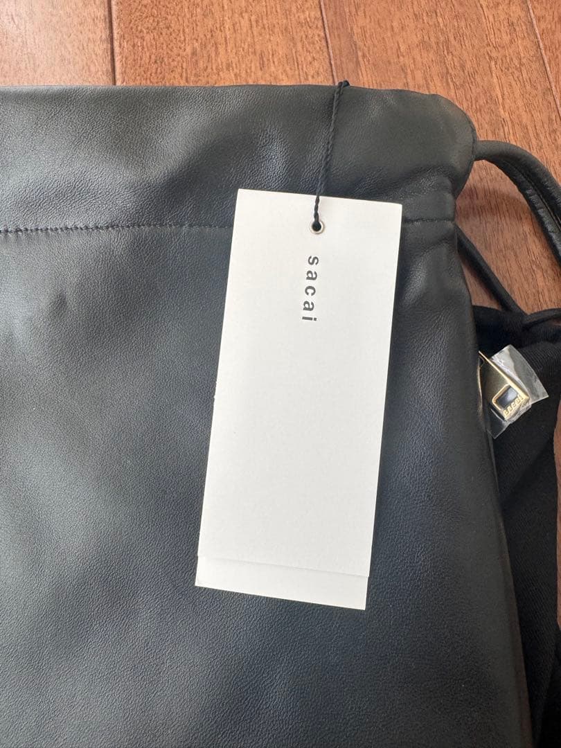 SACAI Corner Metal Drawstring Bag SACAI Corner Metal Drawstring Bag