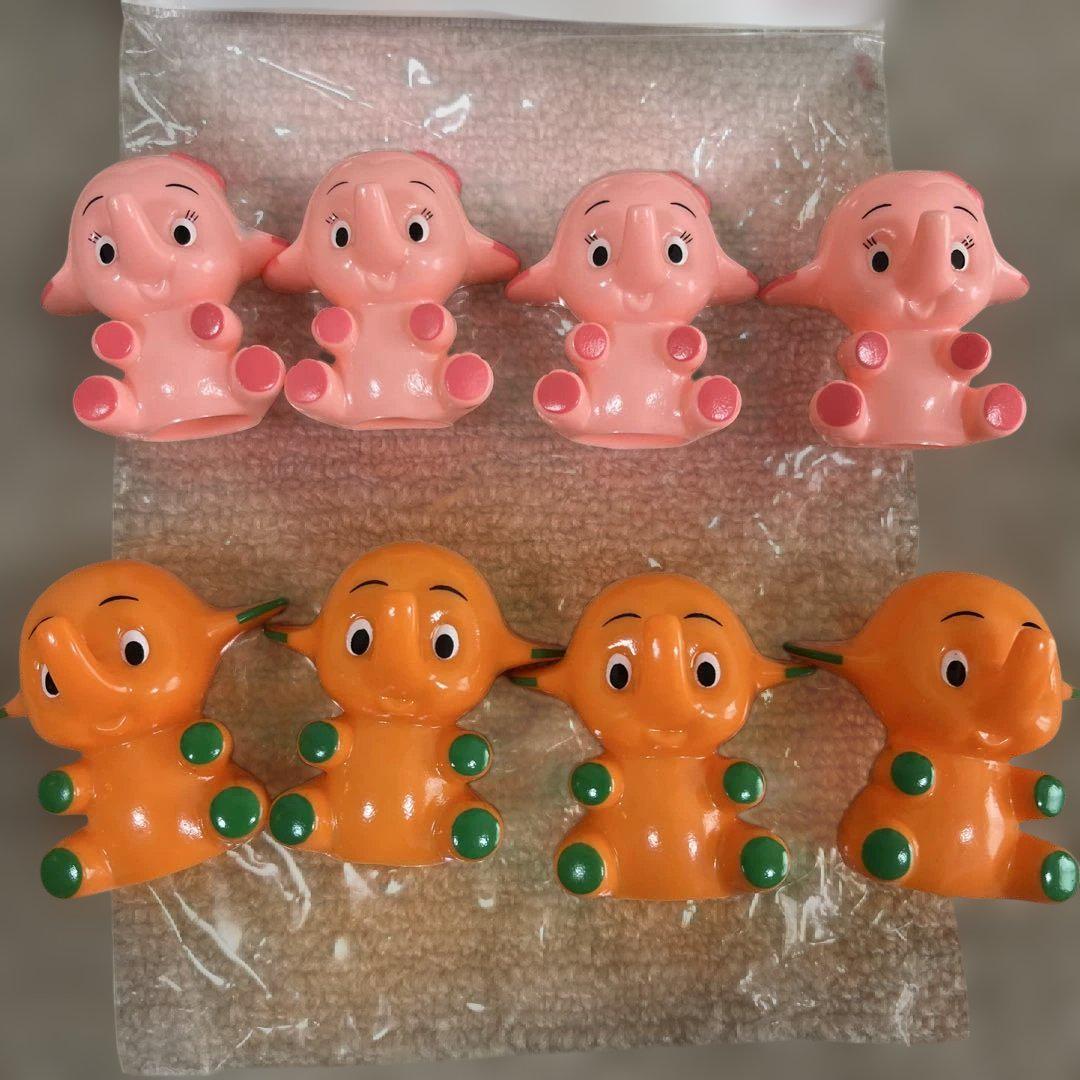 佐藤製薬　サトちゃん　サトコちゃん　指人形　キーホルダー　まとめ売り 昭和レトロ Sato製薬 サトちゃん サトコちゃん 指人形 8体セット