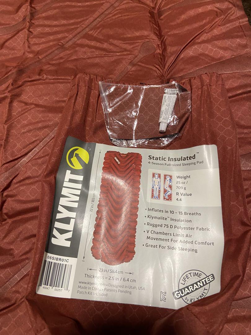 KLYMIT クライミット　Static Insulated エアマット　R4