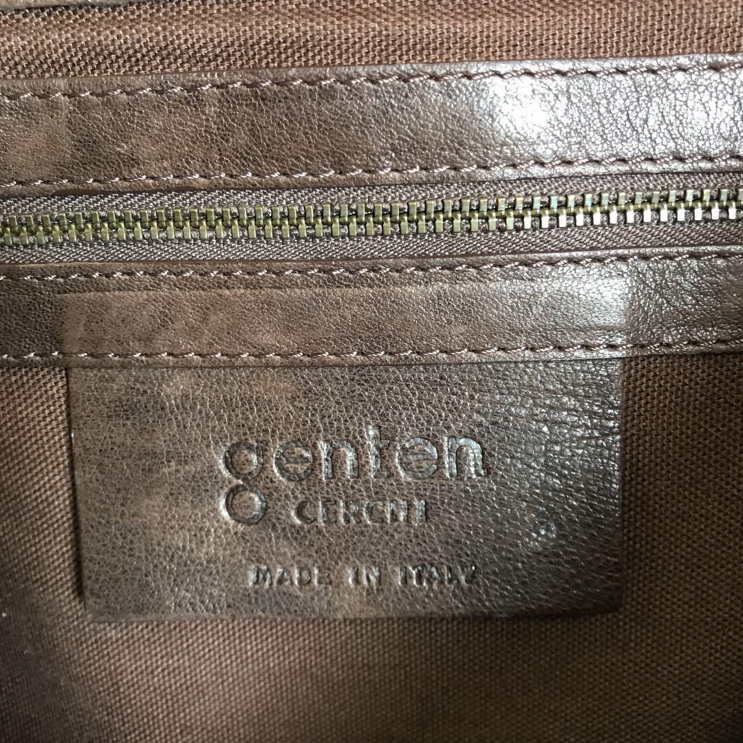 美品 ゲンテンチェルキ レザーショルダーバッグ qfiF6-m74523890911 genten CERCHI 大特価お得