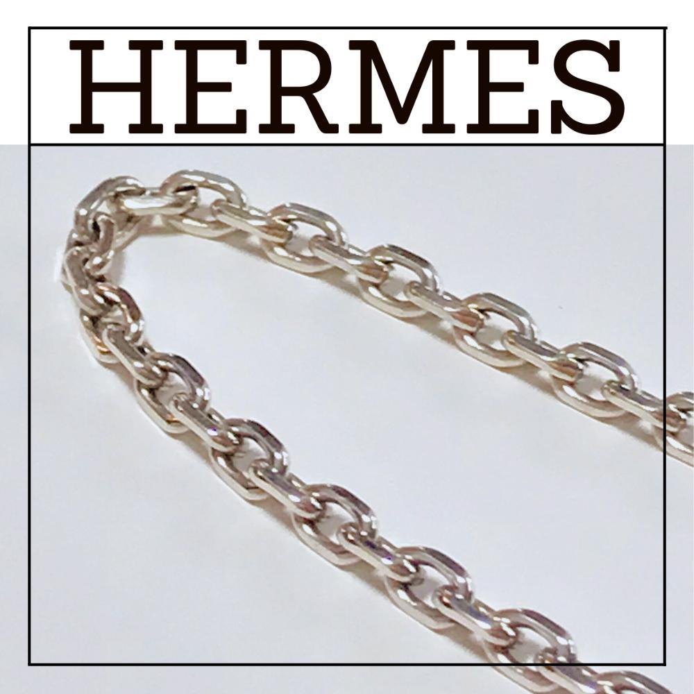 ❝レア美品❞ 51.5 cm エルメス チェーンネックレス シルバー925
