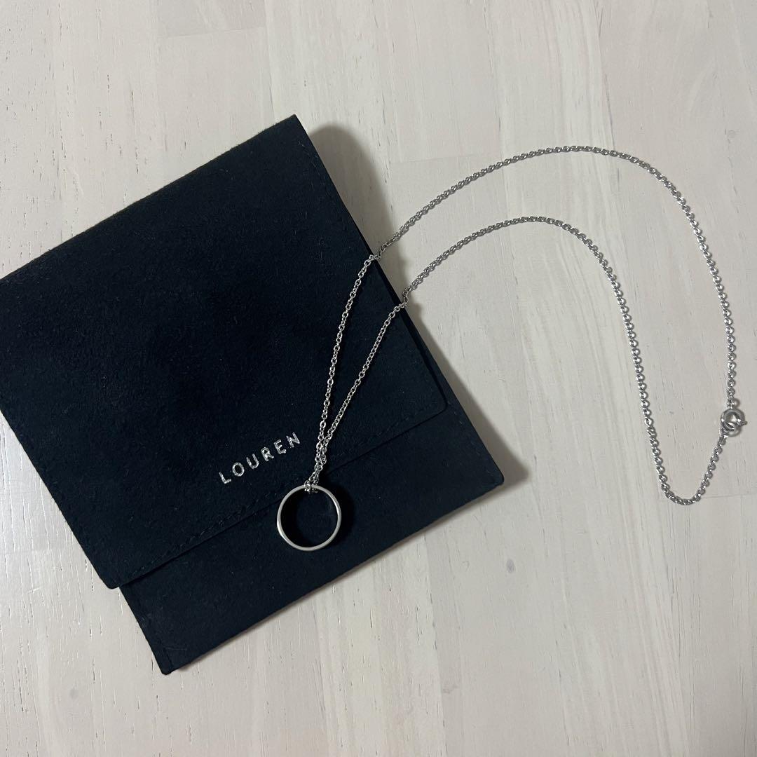 LOUREN リングチェーンネックレス
