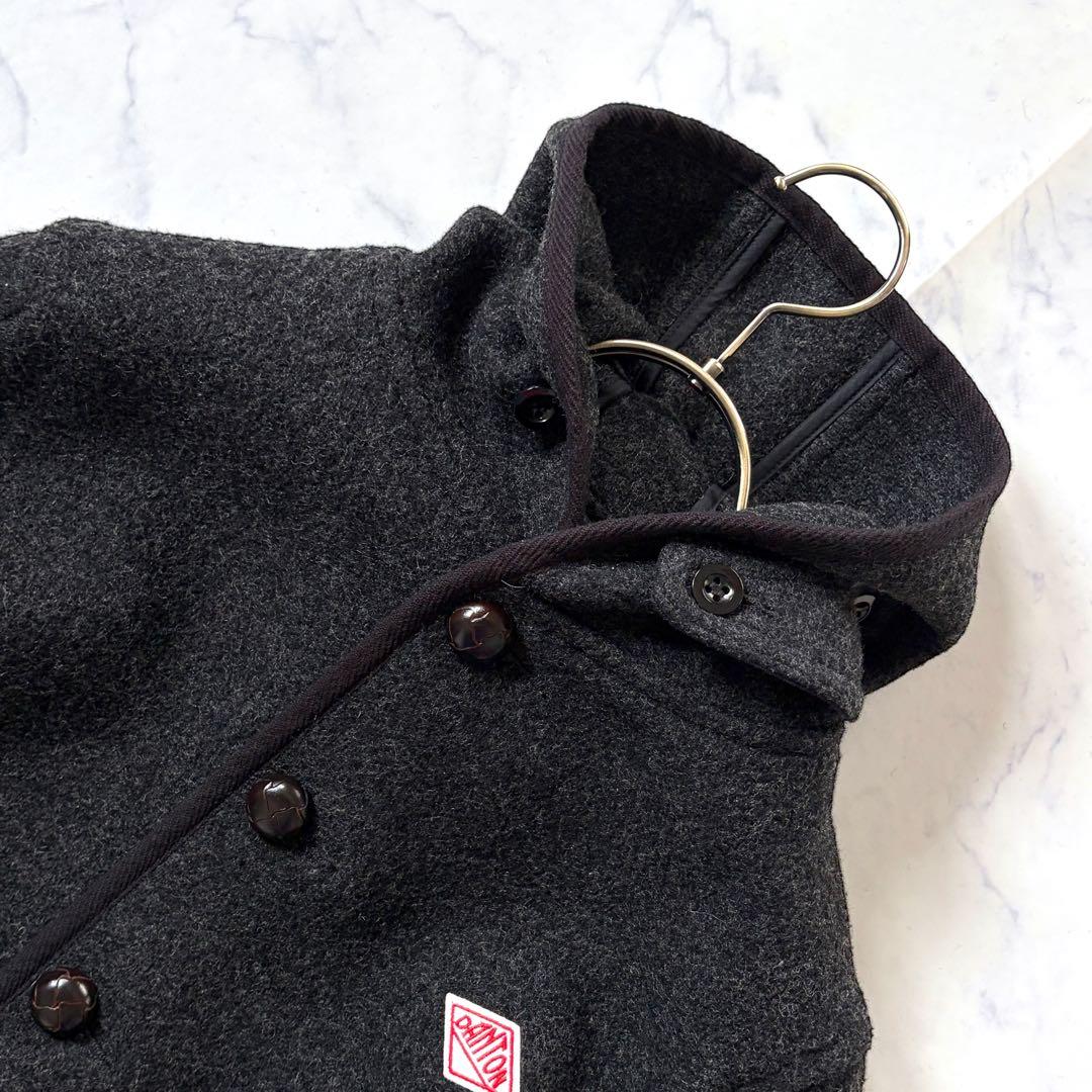 【美品】DANTON ウールパイル ラウンドカラー ジャケット ショートコート 【美品】DANTON ウールパイル ラウンドカラー ジャケット ショートコート