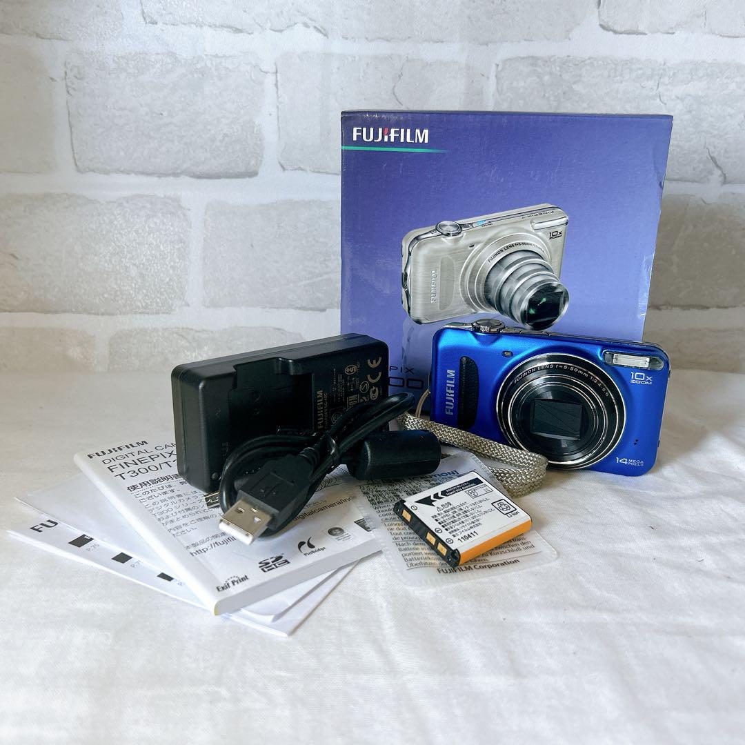 ✨FUJIFILM FinePix T300 コンパクトデジタルカメラ ブルー✨