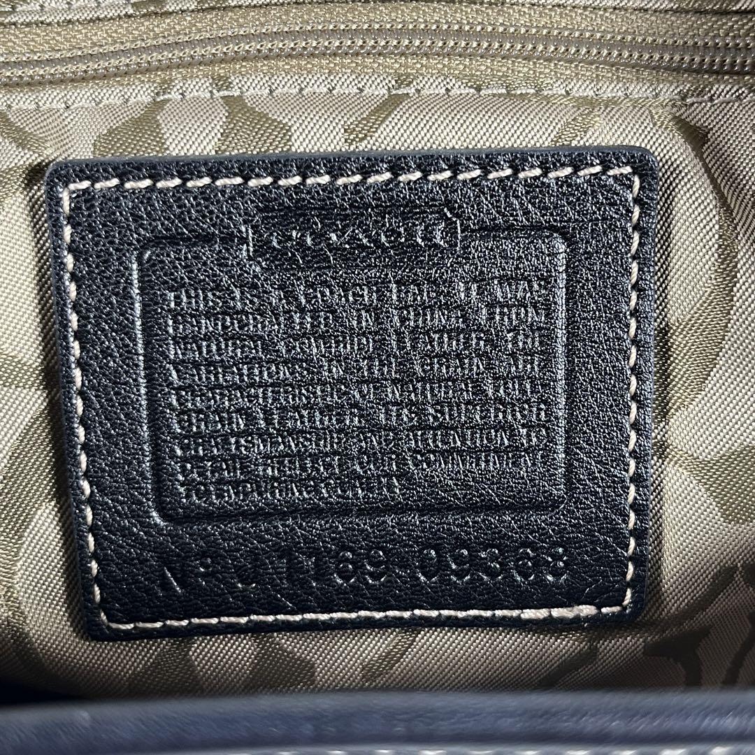 COACH リュック バックパック オールレザー ブラック 09368