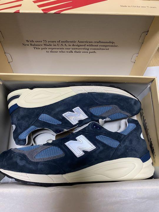 new balance ニューバランス 990V2 ネイビー/キャッスルロック - メルカリ new balance ニューバランス 990V2 ネイビー/キャッスルロック - メルカリ