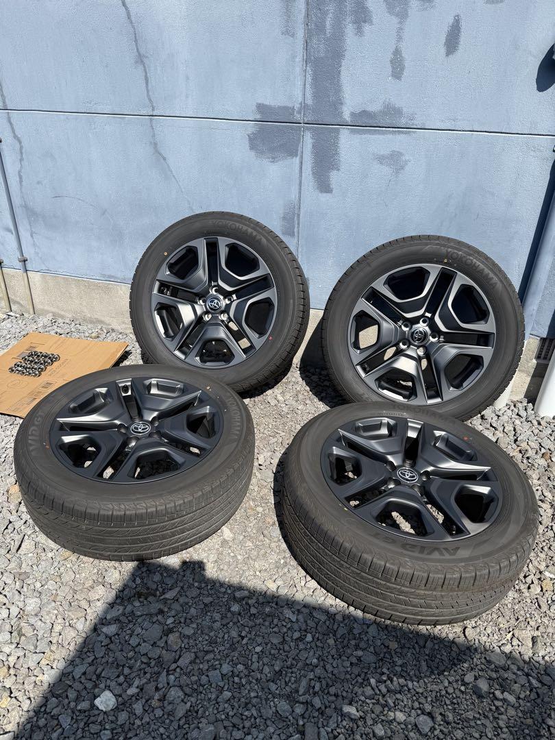 RAV4 adventure 純正19インチ　ホイールセット新車外し　ナット付き