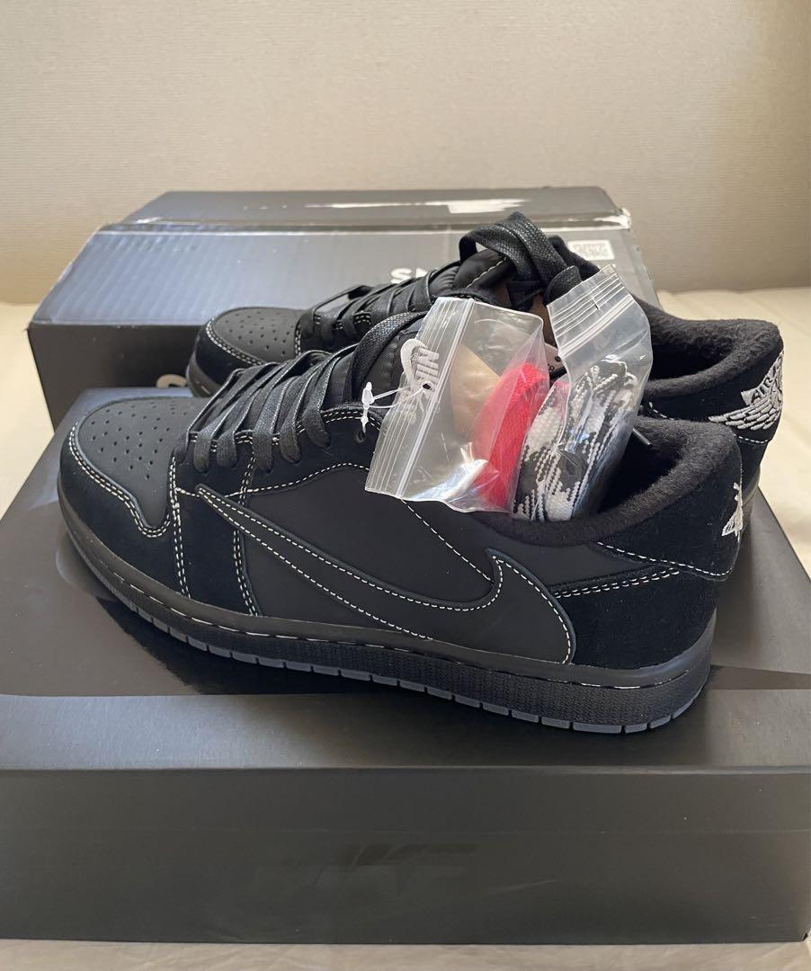Travis × Nike Air Jordn 1 Black Phantom