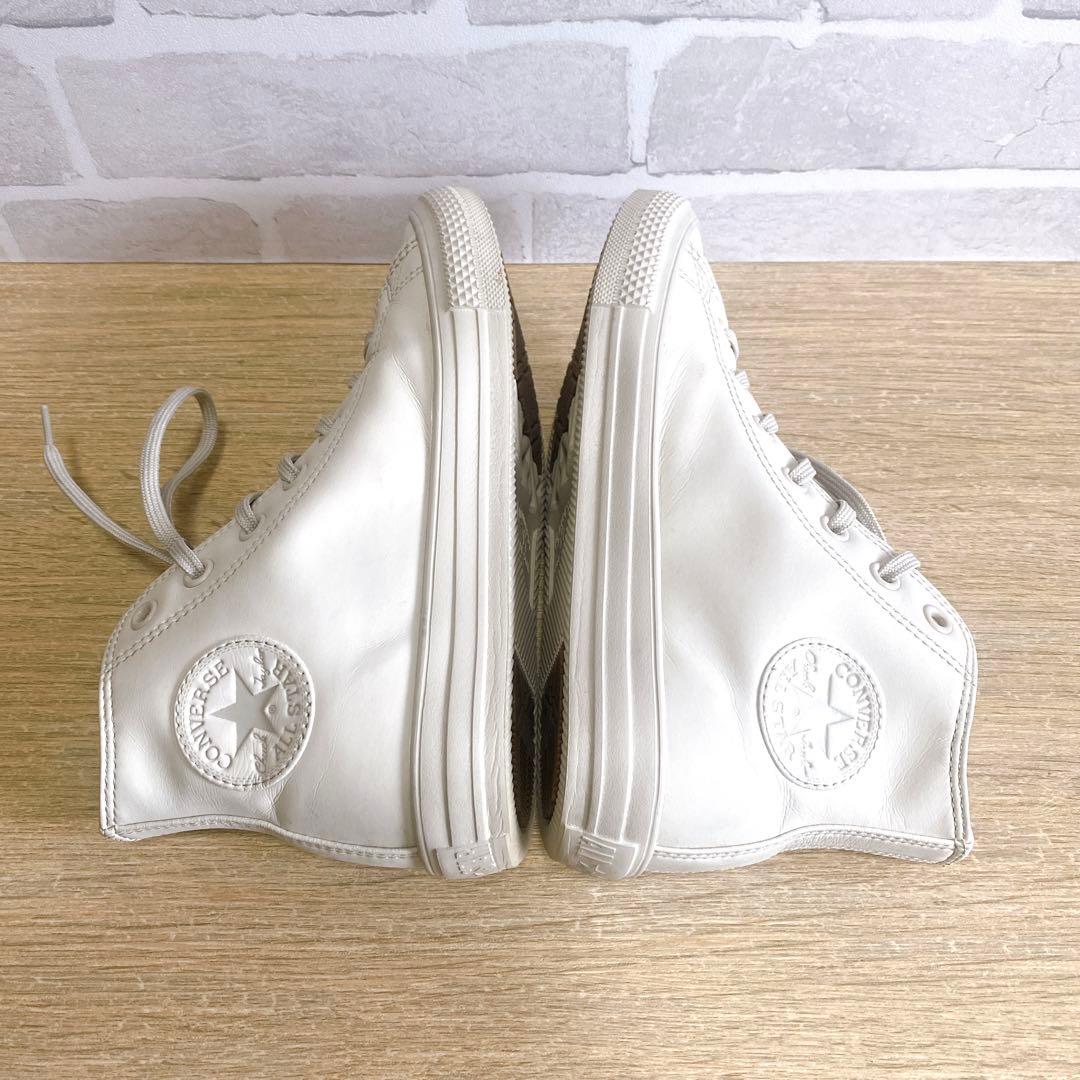 【美品】CONVERSE コンバース　レインシューズ　レディース　24cm 超美品✨Converseオールスターライト ハイカット黒24cmレイン