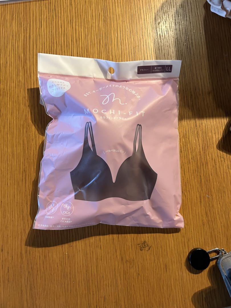 Mochi Fit ブラック ブラジャー LLサイズ