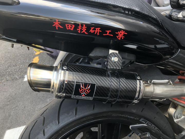 新品再入荷 ホーネット250 LCI ショートマフラー カーボン HCGZS-m74542627908 人気2022