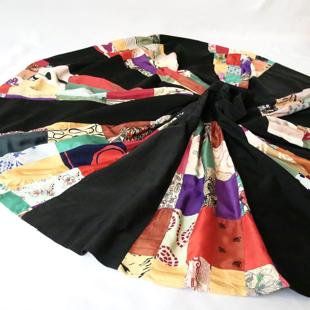 50s vintage パッチワーク サーキュラースカート ヴィンテージ 古着