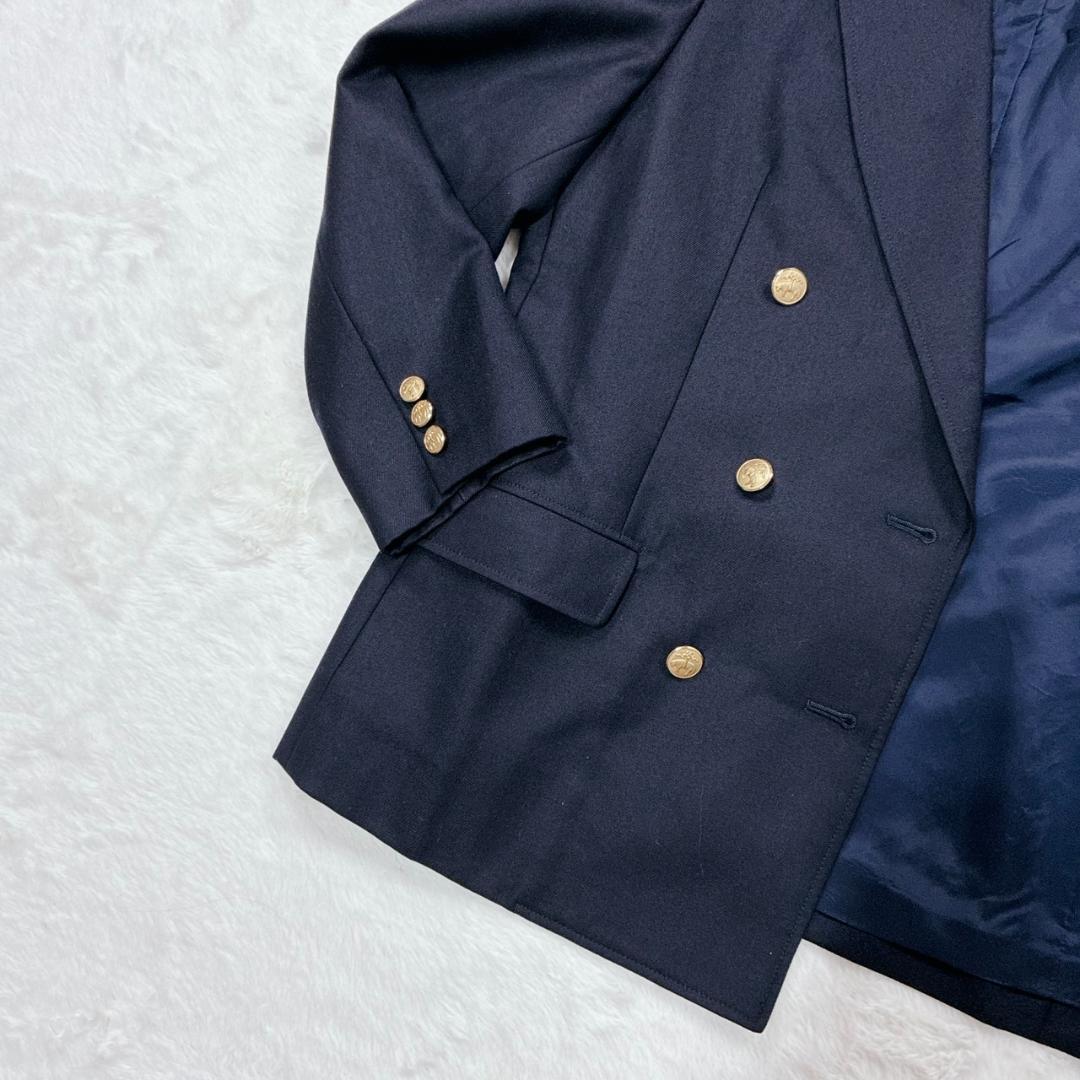 極美品 Brooks Brothers ダブル ジャケット 紺ブレ 金ボタン